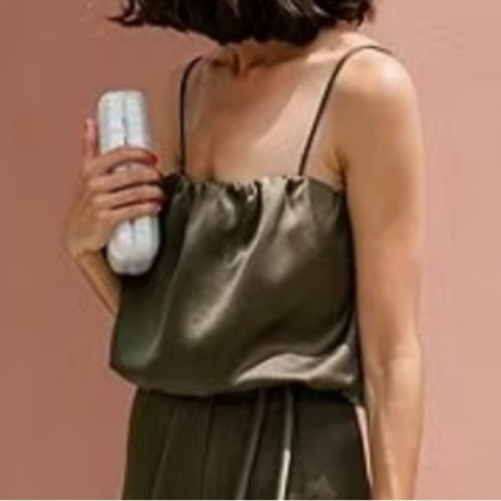 Elegant Olive Green Women's blouse